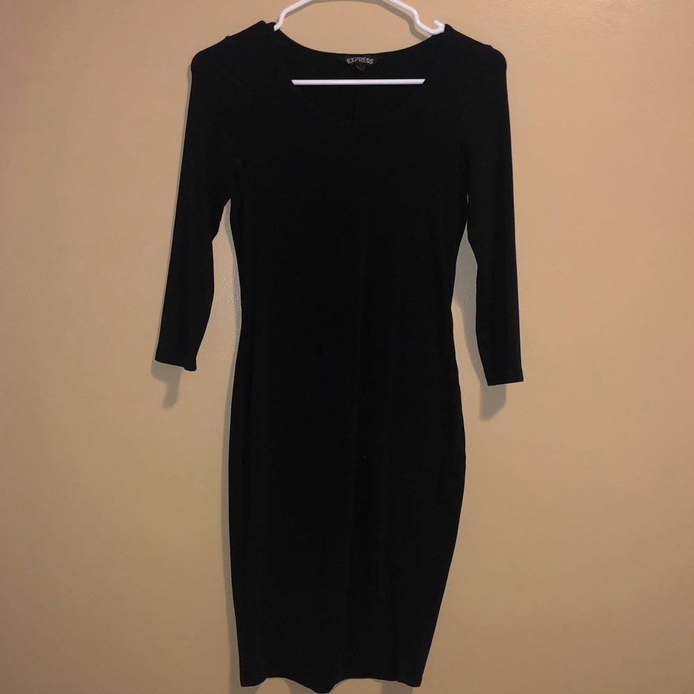 Express tight black dress